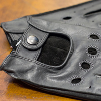 Rękawiczki samochodowe ze skóry