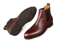 Brązowe buty męskie sztyblety Lord Chelsea