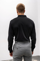Koszula męska czarna z elastycznego materiału