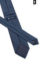 Krawat z grenadyny w kolorze szafirowego dymu