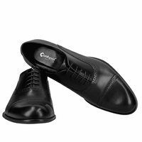 Czarne buty męskie wiedenki