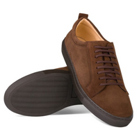 Zamszowe buty Sneakersy Lord tabakowe