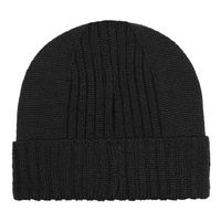 Wełniana czapka męska kolor szary 100% merino