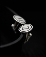 Srebrne spinki koszulowe z Twoimi monogramem AK-01
