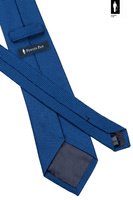 Krawat z grenadyny kolor ultramaryna