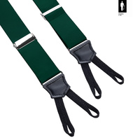 Szelki męskie z jedwabiu Emerald Elegance