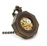 Zegarek kieszonkowy Tessaract I (złoty)