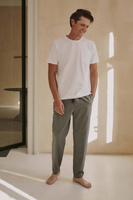 Piżama męska koszulka z szarymi spodniami