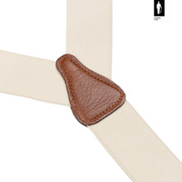 Szelki Męskie „Kremowa Klasyka” – 2w1