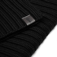 Czarny szalik z wełny