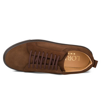 Zamszowe buty Sneakersy Lord tabakowe