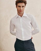 Biała koszula do garnituru 100% bawełna Comfort twill