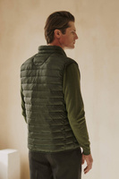 Męska kamizelka zielona na zamek