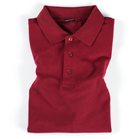 Koszulka polo z czerwonej piki