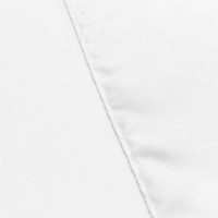 Biała jedwabna poszetka