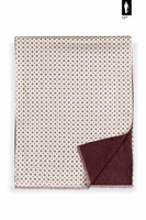 Jedwabno-wełnianiany beżowy szal męski