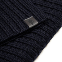 Granatowy szalik z wełny merino