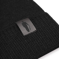 Czapka męska z szarej wełny merino dobrze przylegająca