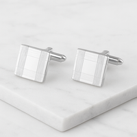 Kwadratowe spinki do koszuli