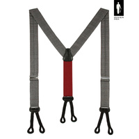 Garniturowe szelki w kratę księcia Walii