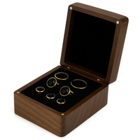 Zestaw spinek do koszuli smokingowej złoty z czarnym oczkiem – mankietówki i guziki jubilerskie