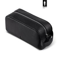 Męska skórzana kosmetyczka podróżna Pewien Pan – czarna