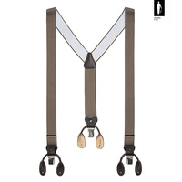 Szelki Męskie „Brązowy Minimalizm” – 2w1