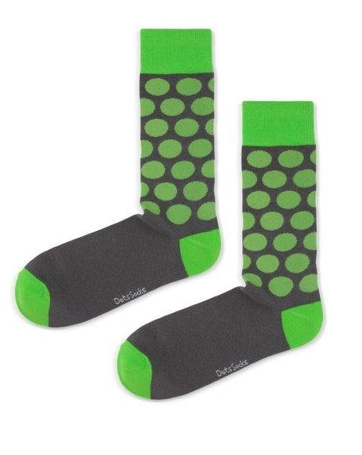 Szaro-zielone skarpety Dots Socks