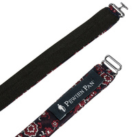 Granatowo-bordowa mucha wiązana