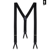 Szelki męskie z jedwabiu Black Tie Essential