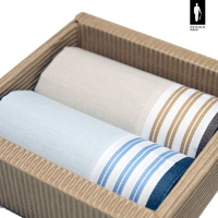 Dwie męskie chusteczki z bawełny