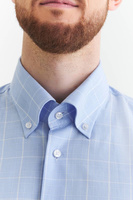 Koszula w kratę POW i kołnierzem button down