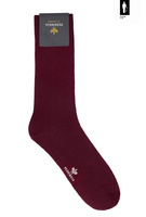 Bordowe skarpetki Pedemeia 98% Bawełna Fil D'Écosse