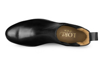 Czarne buty męskie sztyblety Lord Chelsea