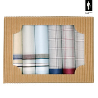 Męskie chusteczki z bawełny 6 sztuk