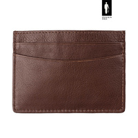 Skórzane etui na karty - brązowy cardholder RFID