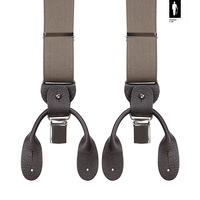 Szelki Męskie „Brązowy Minimalizm” – 2w1