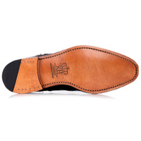 Ciemnobrązowe półbuty oxford Goodyear welted