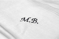 Kieszonkowe chusteczki męskie z materiału